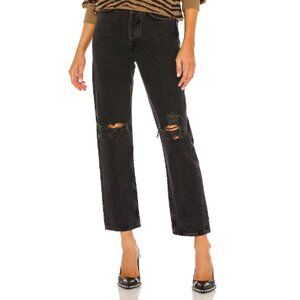 AGOLDE 90's Mid Rise Loose Jeans in Smokestack Black - Size 29